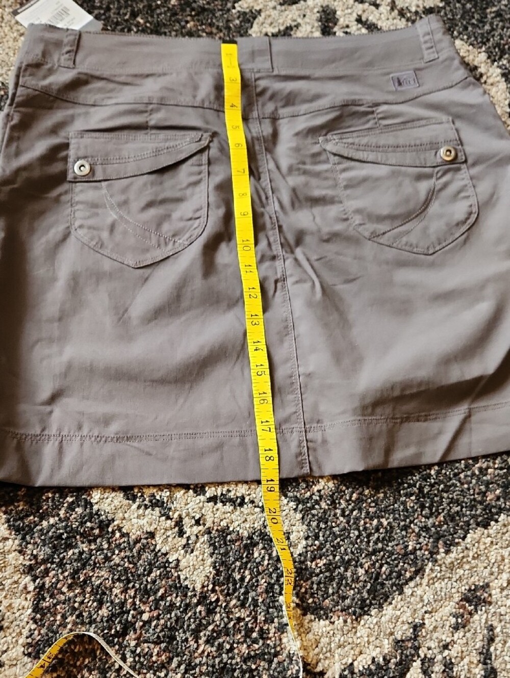 REI CoalUtility Poplar Skirt with Front Pockets - Picture 6 of 7